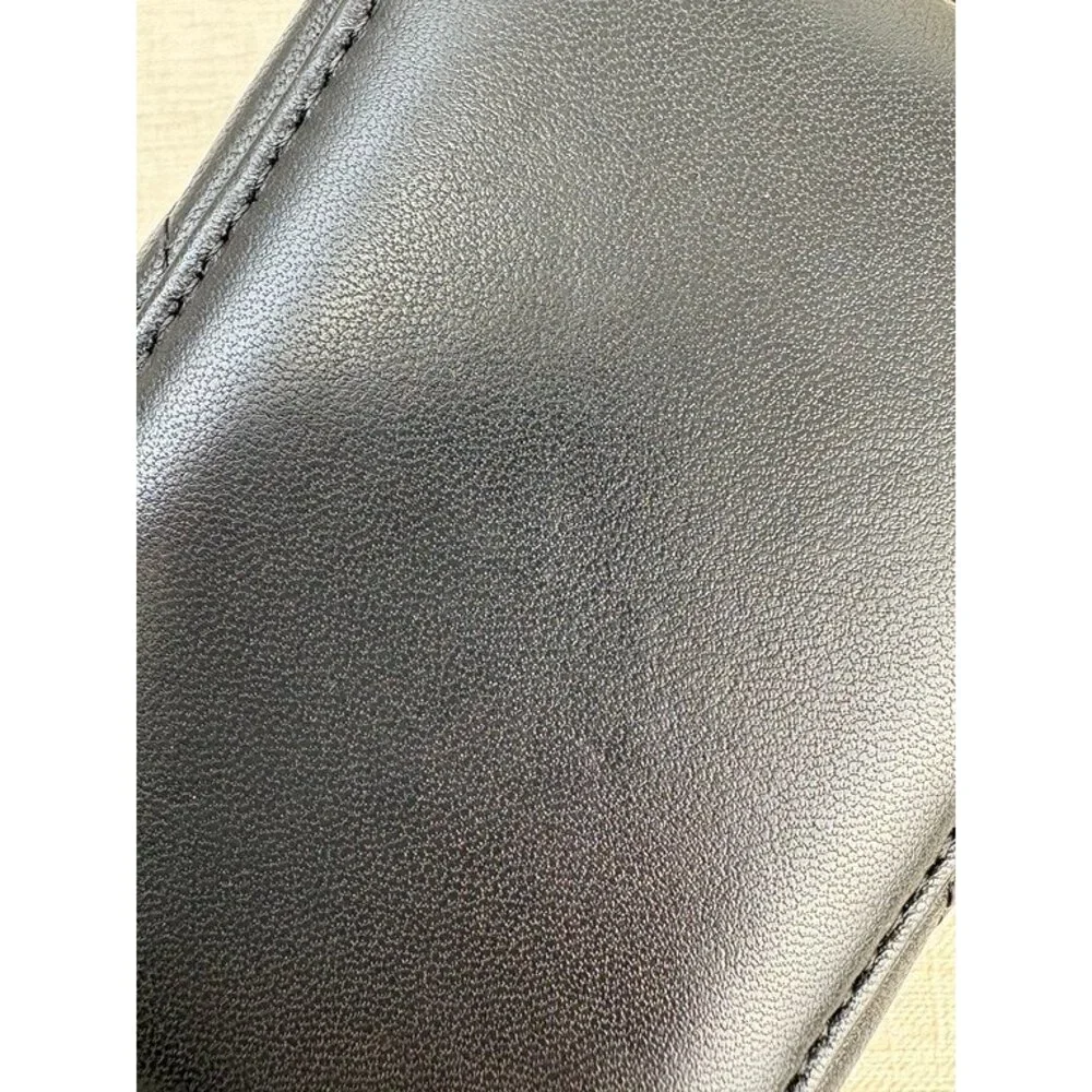 CHANEL Black Lambskin Vanity Case Small GHW